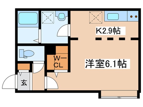 トレサイーユ福住の物件間取画像